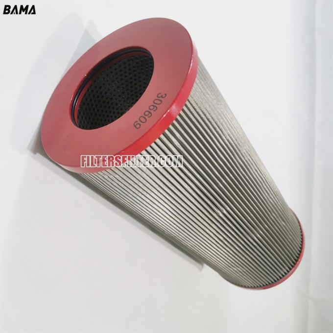 Glass Fiber Core Components 306609 Hydraulic Oil Filter Element for ...