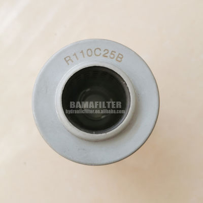 Video outgoing-inspection Machine Oil Filter R110C25B For Hydraulic Oil Return Filter Element