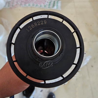 Truck Hydraulic Oil Filter 1268229 8μm at Beta 200 Max. 121°C Operating Temperature