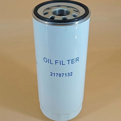 Smooth Oil Circulation Excavator Oil Filter 21707132 with Glass Fiber Core Components