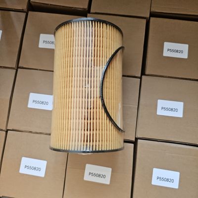 Top-notch Excavator Oil Filter Element P550820 Height mm 202 and Inner diameter mm 57