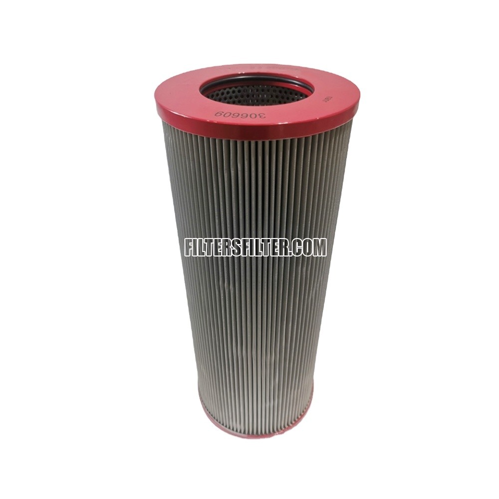 Glass Fiber Core Components 306609 Hydraulic Oil Filter Element for ...